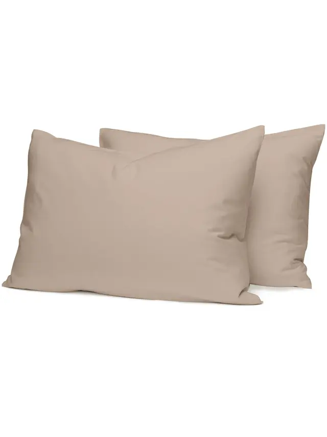 Μαξιλαροθήκες Cotton Feelings 119 Mocha 50x70 Sunshine