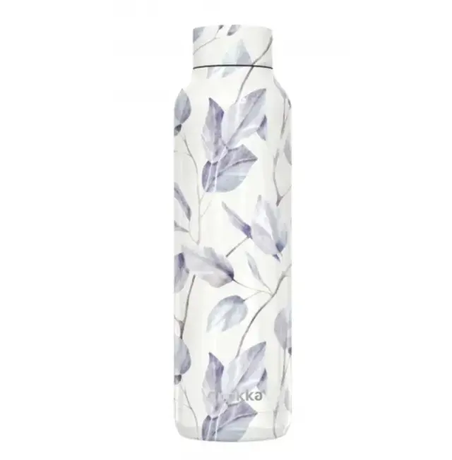 Quokka Μπουκάλι Θερμός Ανοξείδωτο BPA Free 630ml Gray Bouquet -12182