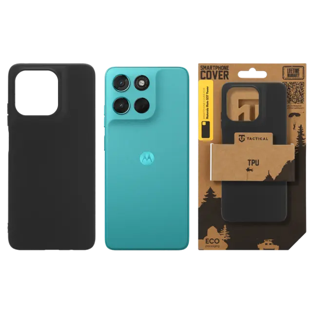 Tactical TPU Cover for Motorola Moto G57/G57 Power Black 3