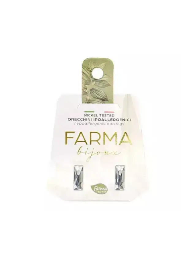 Farma Bijoux Γυναικεία Σκουλαρίκια Κρεμαστά με Πέτρες