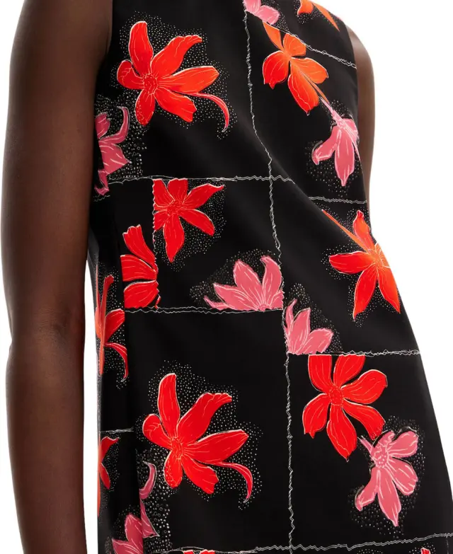 Desigual Mini Φόρεμα Μαύρο 24SWVW01-2000 3