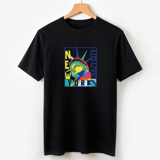 T-shirt Noshame® Signature Μαύρο με Τύπωμα NY - 112389 - XXL 2