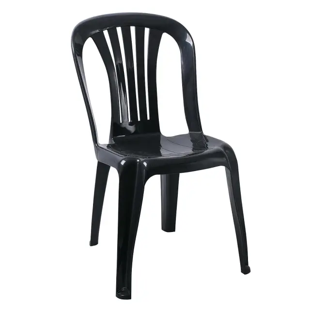 Καρέκλα IRIDE Στοιβαζόμενη Ανθρακί PP 48x55x84cm