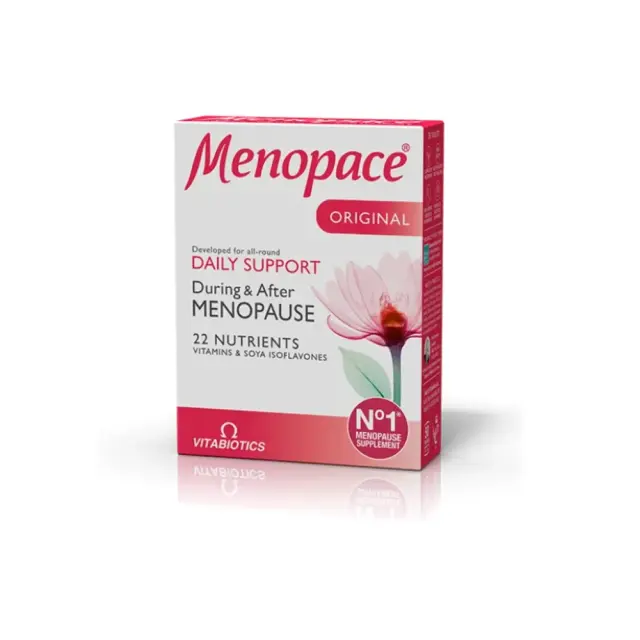 Vitabiotics Menopace Original, Συμπλήρωμα για τα Συμπτώματα της Εμμηνόπαυσης 30tabs