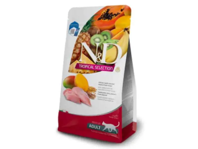 N&D Cat Tropical fruits Chicken Spelt & Oats Adult 1.5kg