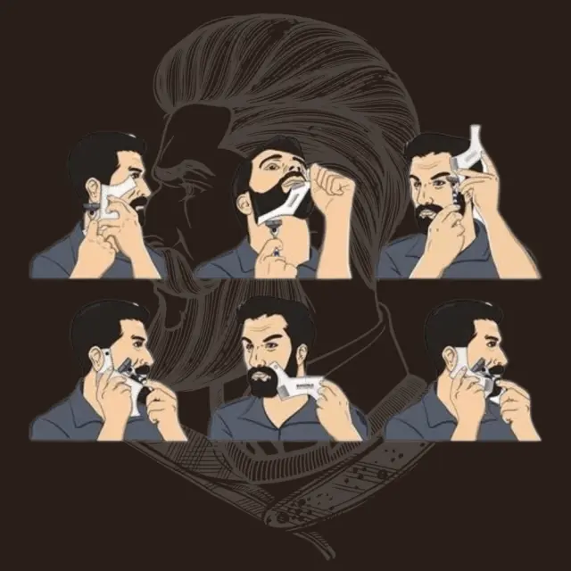 Shaping Comb by MrQ - Barber Χτένα για Σχηματισμό Γενειάδας ����‍♂️ 2