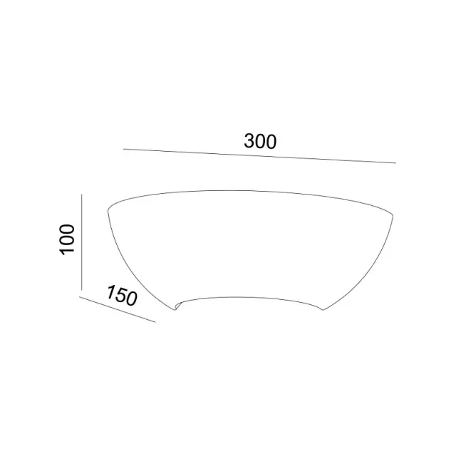 ΓΥΨΙΝΟ ΕΠΙΤΟΙΧΟ Φ/Σ1XΕ27 HERLO 30x15x10,2CM / G85151W 3
