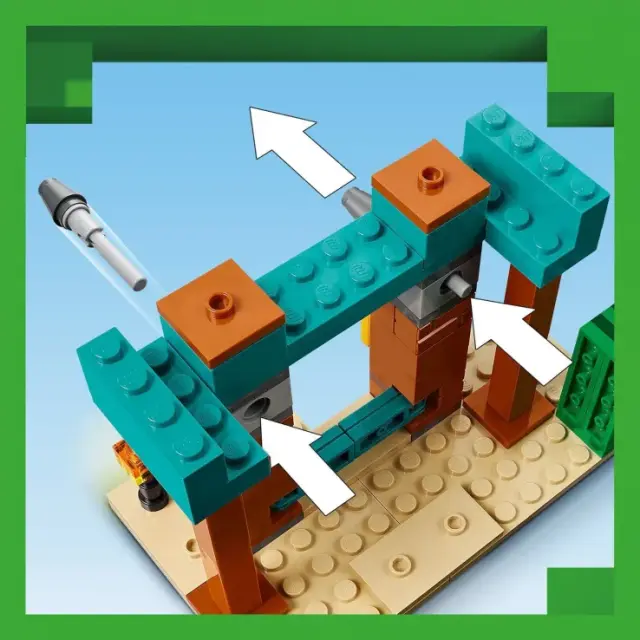 LEGO Minecraft The Illager Desert Patrol για 7+ Ετών 105τμχ 3