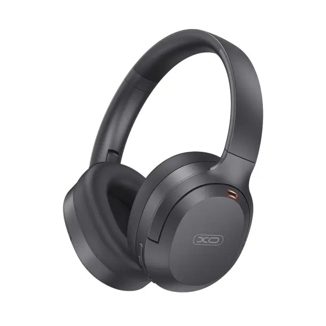 XO BE53 Ακουστικά Κεφαλής Bluetooth Tough Style με Περιστρεφόμενη Στέκα & ANC Μαύρα 16.003.0173