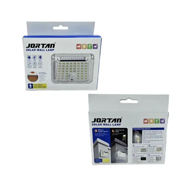 Jortan Ηλιακό Φωτιστικό Τοίχου - Solar Wall Lamp 0274022