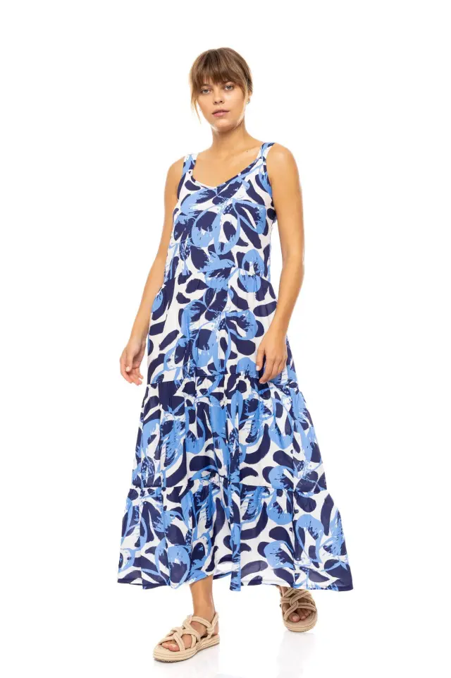 Beachwear Abstact Floral B574 Type Pink Label 3