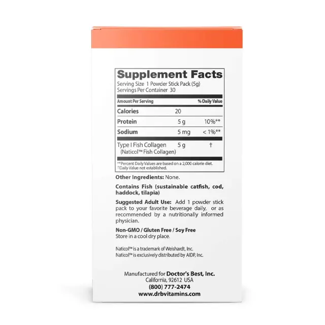 Doctor's Best Fish Collagen with Trumarine Collagen 2