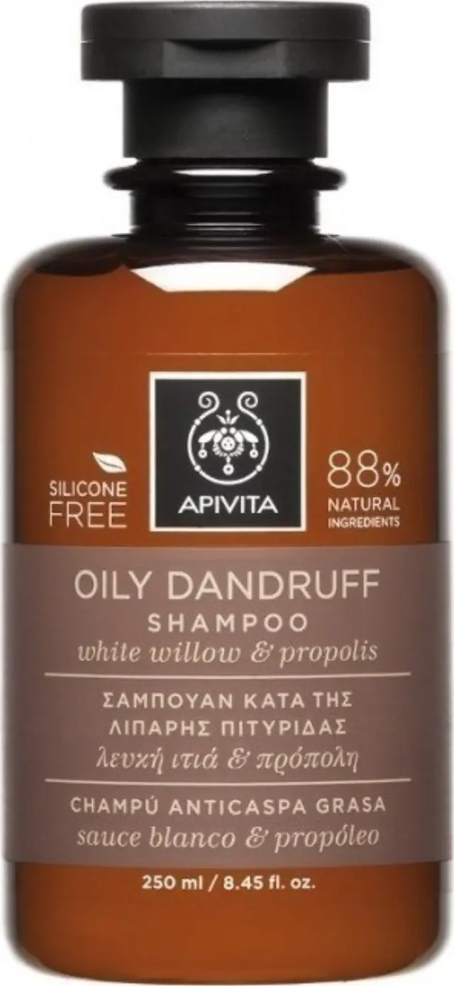 Apivita Oily Dandruff Σαμπουάν κατά της Πιτυρίδας για Λιπαρά Μαλλιά 250ml