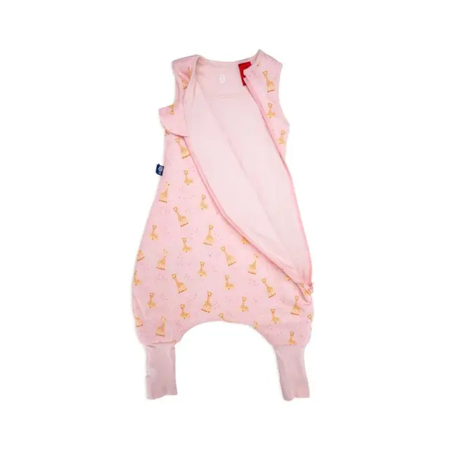 Υπνόσακος BabyBliss Σόφι Καμηλοπάρδαλη BlissJump Ποδαράκι 2.5tog Οργανικό Βαμβάκι Pink 6-18Μηνών BLISS-JMP-S007 3