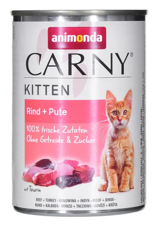 ANIMONDA Carny Kitten Beef Turkey - wet cat food - 400 g
