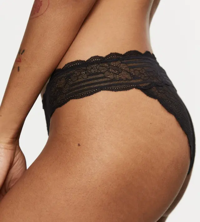 Triumph Σλιπ Lift Smart Highleg Brazilian Μαύρο 3