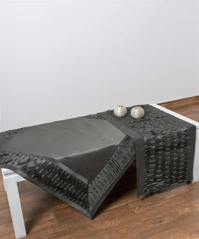 Καρέ (85cm X 85cm) 8373 ανθρακί - -