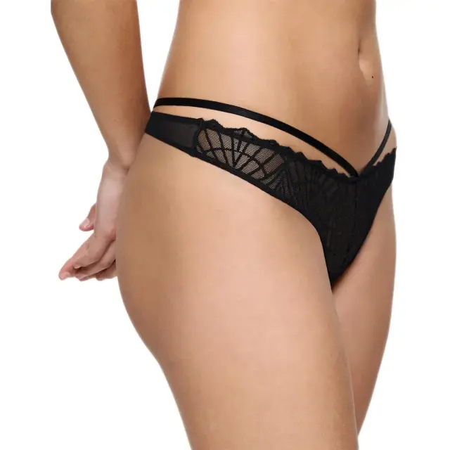 Triumph Γυναικείο String That Night In Vegas, Χρώμα Μαύρο - S 3