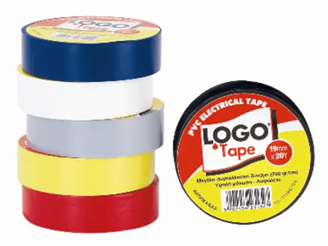 Logo Μονωτική Ταινία 19Χ20 Λευκή Συσκευασία 10 Τεμάχια
