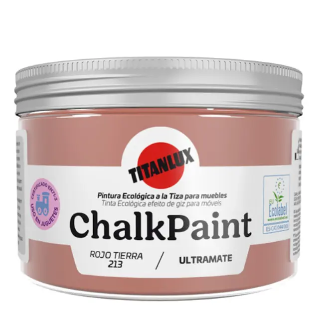 Χρώμα Κιμωλίας TITAN CHALK PAINT ULTRAMATE ROJO TIERRA 150ml