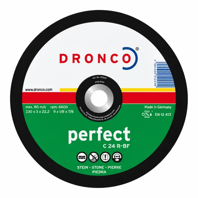 DRONCO PERFECT C 24 R-BF ΔΙΣΚΟΣ ΚΟΠΗΣ ΠΕΤΡΑΣ Φ125