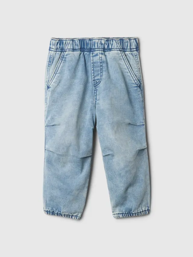 Μπλε Βρεφικό & Νηπιακό Parachute Τζιν Παντελόνι Light wash - 5YRS