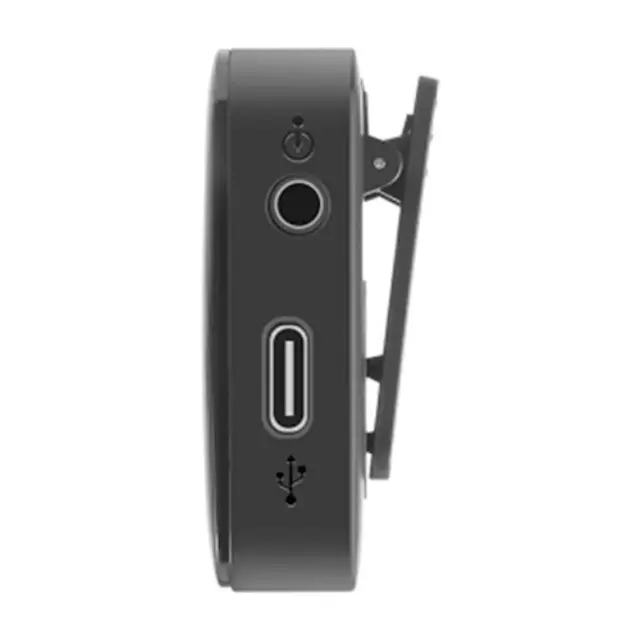 Puluz PU648B Σετ Ασύρματο Electret Μικρόφωνο Πέτου, Clip On για Κάμερα 3