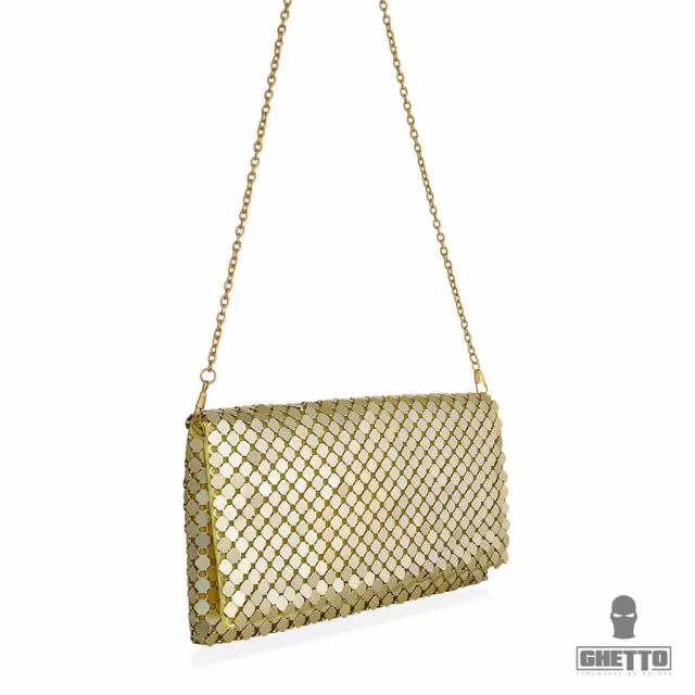 Ghetto Clutch New Design Acrylic Bag Gold