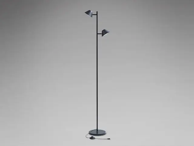 TAROS Φωτιστικό Δαπέδου LED 2L Μαύρο – Ρυθμιζόμενο 3