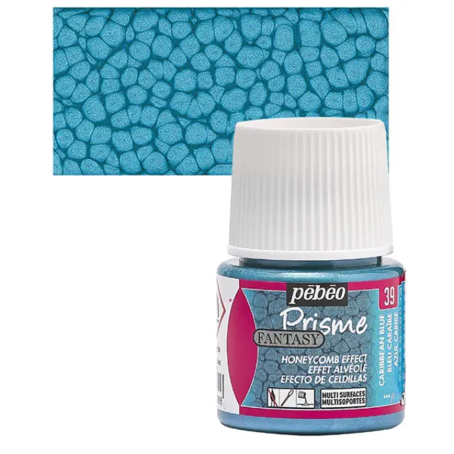Pebeo Fantasy Prisme Σμάλτο - 39 Caribbean Blue - 45ml