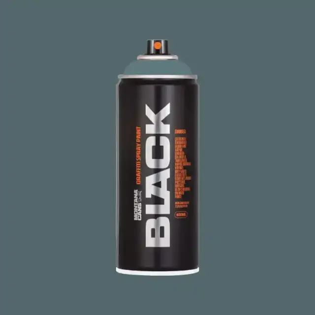 Montana Black Spray Paint 400ml BLK-5140 Seal
