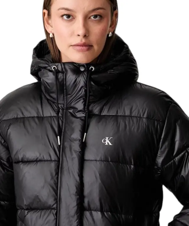 Calvin Klein - Γυναικείο Μπουφάν Shine Mw Classic Puffer LV047H512G-UB1 Μαύρο 3