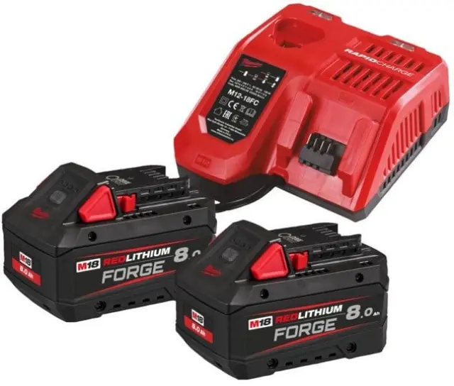 Milwaukee 4933498612 - SET Μπαταρίες & Φορτιστής M18 FORGENRG-802