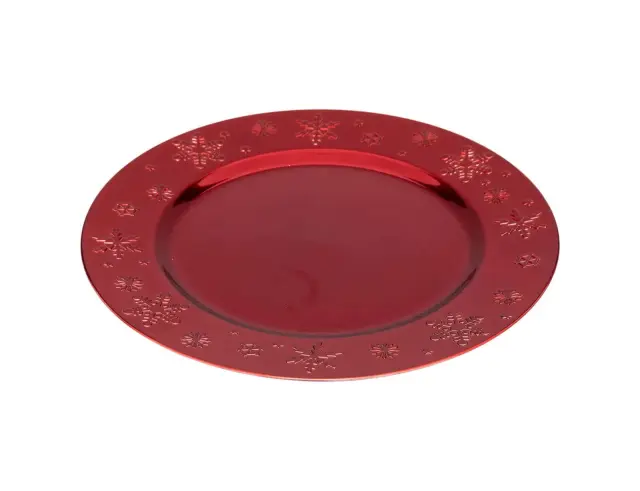 Πιατέλα σερβιρίσματος Fééric Lights & Christmas με διάμετρο 33cm - Red 183454RG