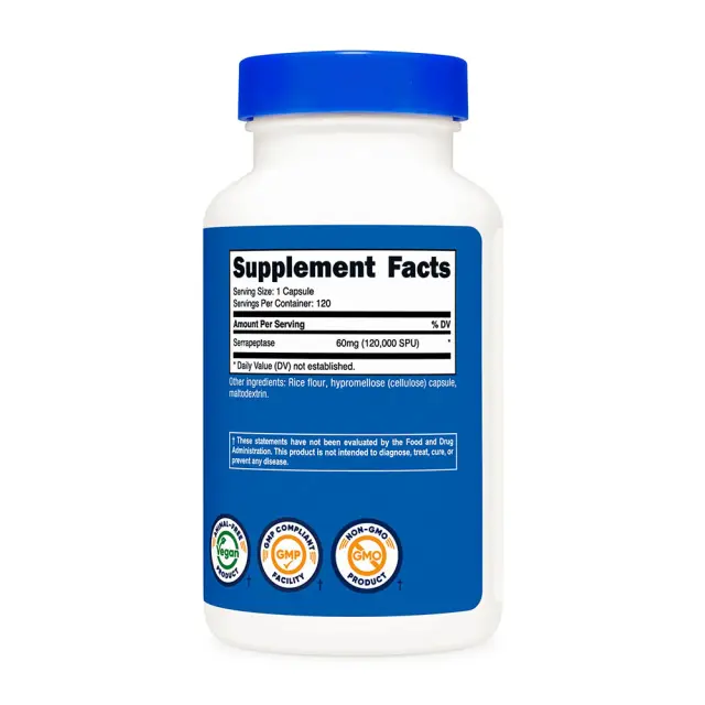 Nutricost Serrapeptase 120,000 SPU 2