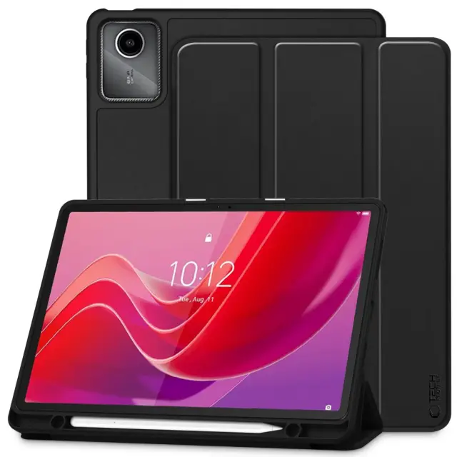 Tech-Protect SmartCase με Βάση για Pen Lenovo Tab M11 TB-330 Black