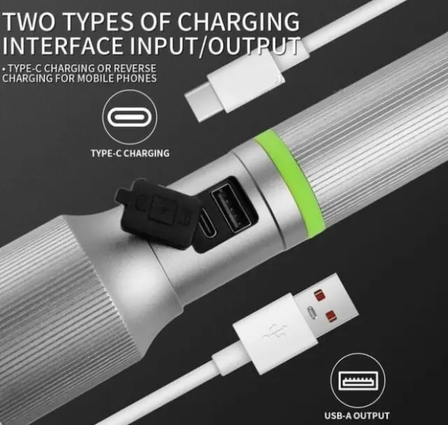 Επαναφορτιζόμενος φακός LED - S13-TG - 051225 2