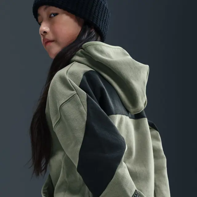 Nike Air Fleece ΠΑΙΔΙΚΗ ΜΠΛΟΥΖΑ (HF8812-320) - Λαδί 2