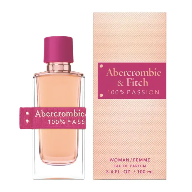 Abercrombie & Fitch 100% Passion Eau de Parfum for women 100 ml