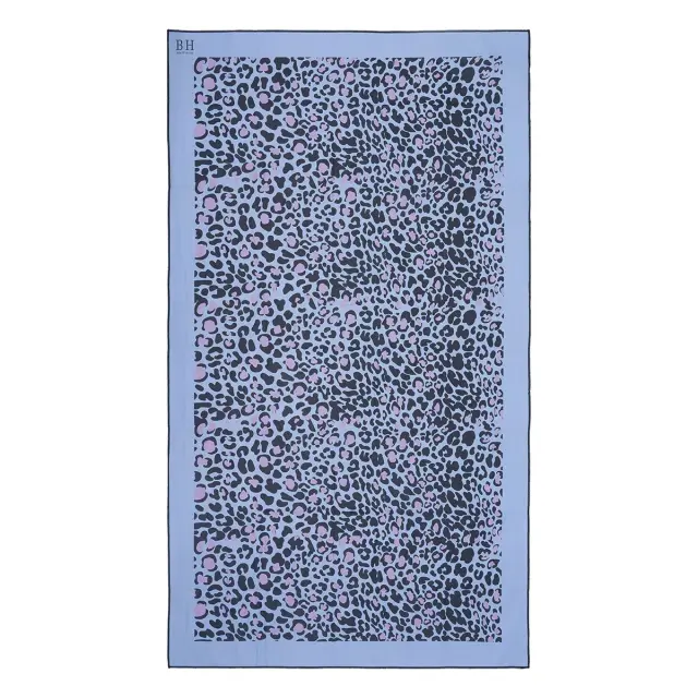Beauty Home Πετσέτα θαλάσσης διπλής όψης Microfiber Art 2255 90x160 Λιλά