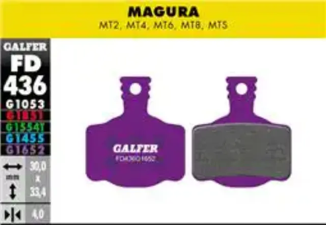 ΤΑΚΑΚΙΑ ΔΙΣΚΟΦΡΕΝΟΥ GALFER FD436 EBIKE ΓΙΑ MAGURA MT2/4/6/8