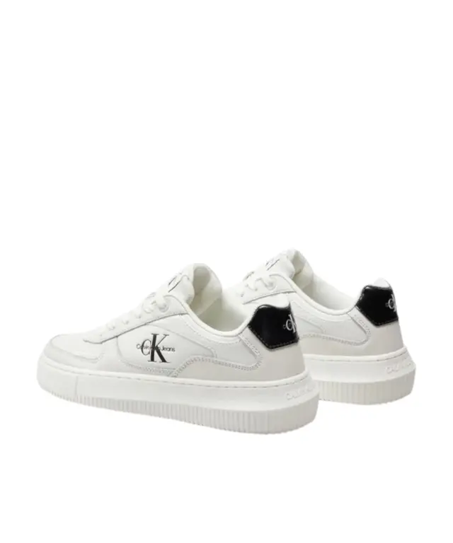 Calvin Klein - Cupsole Γυναικεία Chunky Sneakers YW0YW01410-01W Λευκό 2