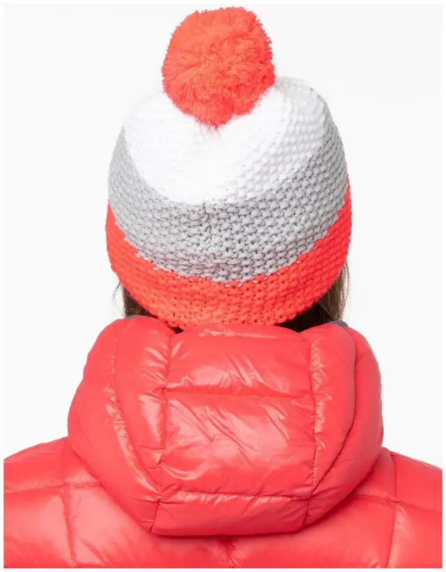 Beanie Corn Knit 3 Stripes Neonpink Unisex Σκούφος GTS - 920212U-35 3
