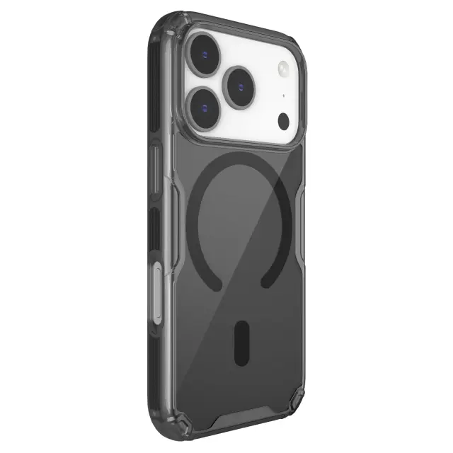 Nillkin Nature TPU PRO Magnetic Cover for Apple iPhone 18 Pro/17 Pro Transparent Black 3