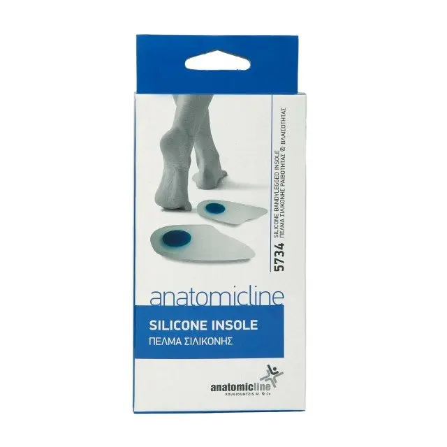 ANATOMIC LINE 5734 Πέλμα σιλικόνης ραιβότητας & βλαισότητας - L