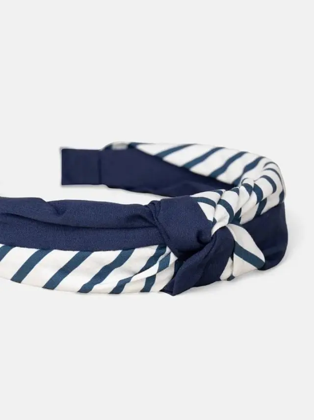 Παιδική Στέκα Μαλλιών Navy Knot ΜΠΛΕ - One Size 2