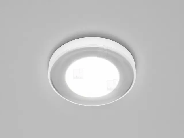 Χωνευτό Φωτιστικό Οροφής LED LUG Λευκό Ματ Ø120 Dimmable Άσπρο 2