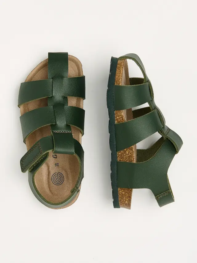 Genuins Πέδιλα Παιδικό HT Πράσινο GEN/KATSU PARCHIS KAKI 3