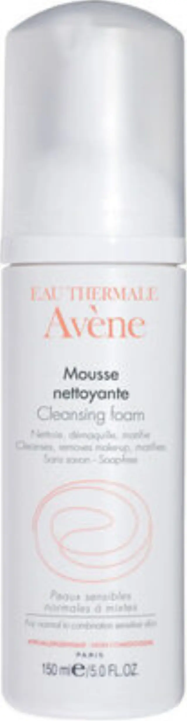 AVENE Les Essentiels Cleansing Foam Αφρός Καθαρισμού Προσώπου για Ματ Αποτέλεσμα, 150ml