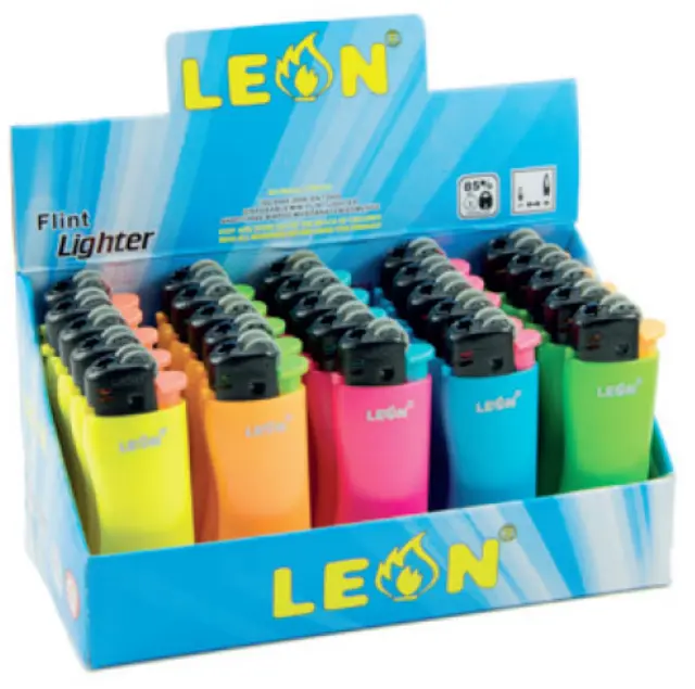 25x Leon Αναπτήρας Πέτρας - Neon Colors (170102)